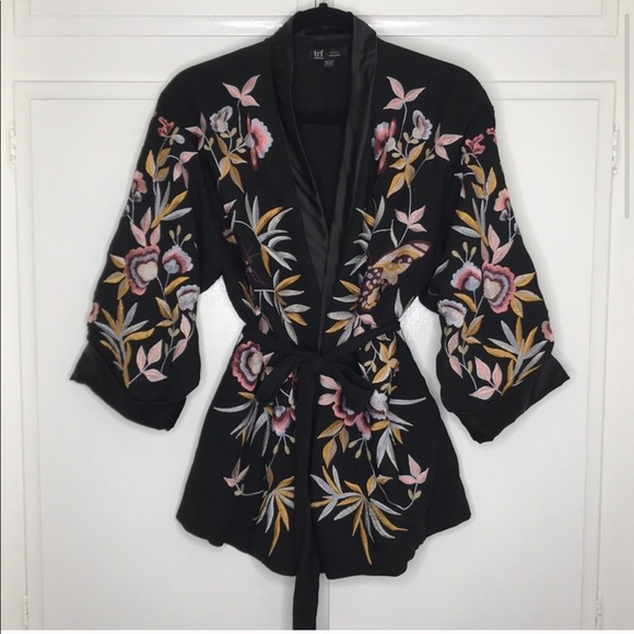 Zara Tops - Zara (trf collection) Embroidered Kimono
